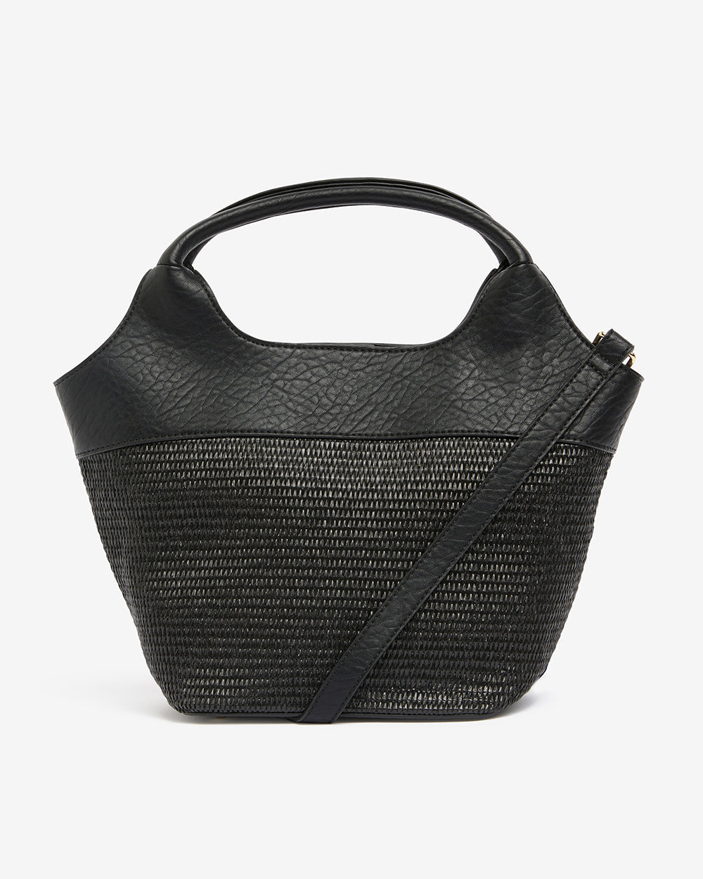 ELMS+KING | Miller Tote | Black With Weave