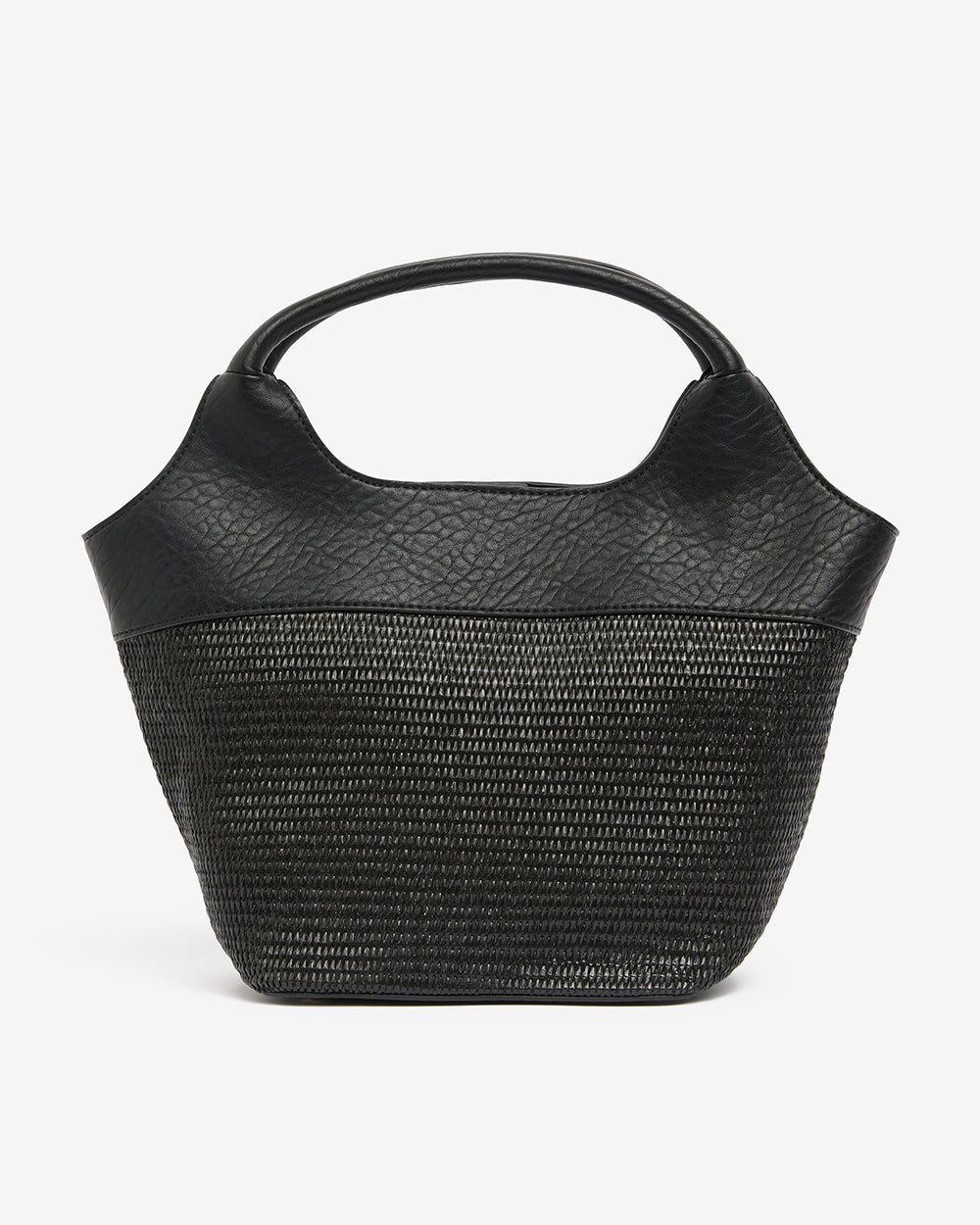 ELMS+KING | Miller Tote | Black With Weave