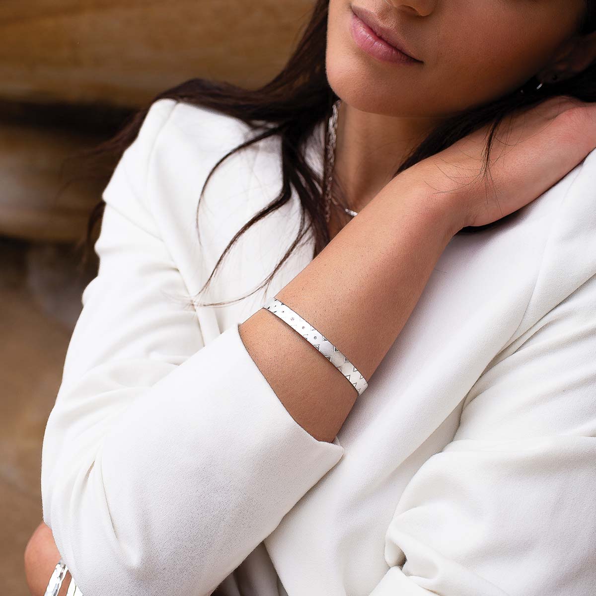 Murkani | Halcyon Manifest Bangle | Sterling Silver