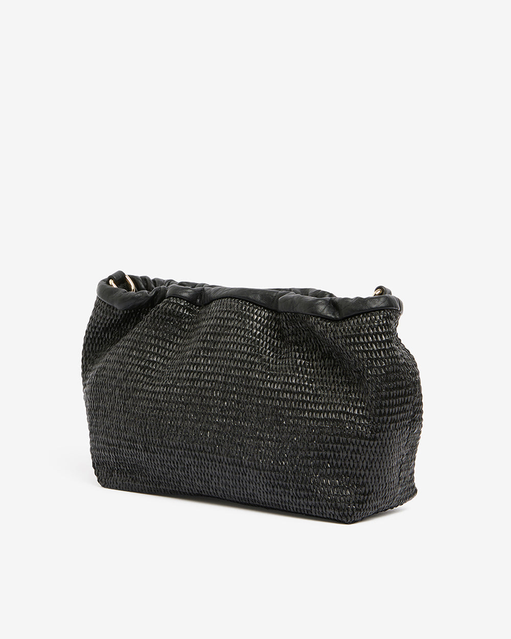 ELMS+KING | Monty Crossbody Bag | Black With Weave