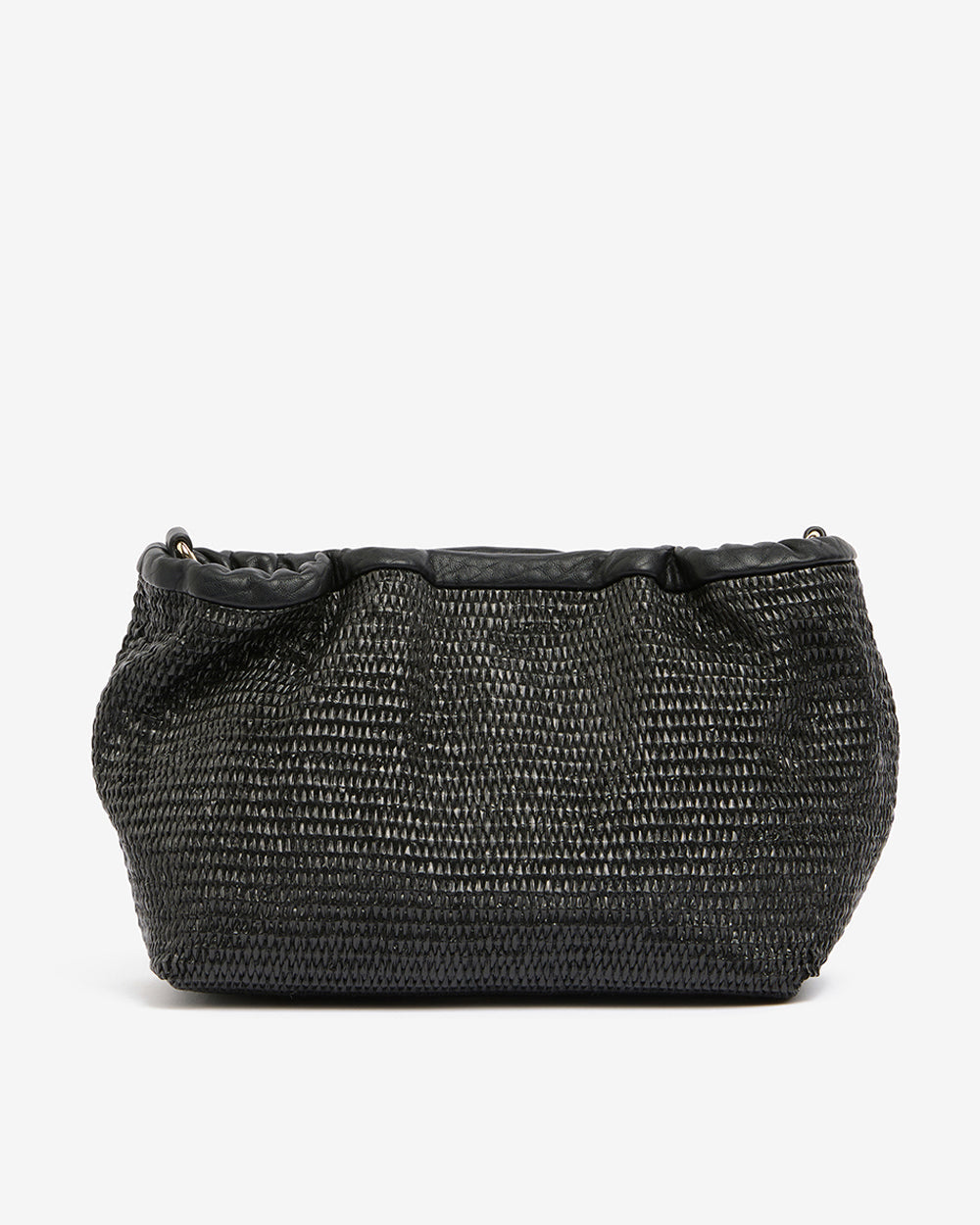 ELMS+KING | Monty Crossbody Bag | Black With Weave