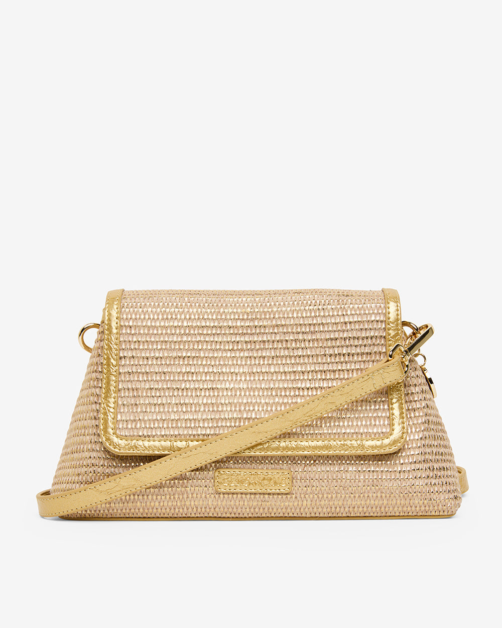 ELMS+KING | Lugano Crossbody Bag | Gold Weave