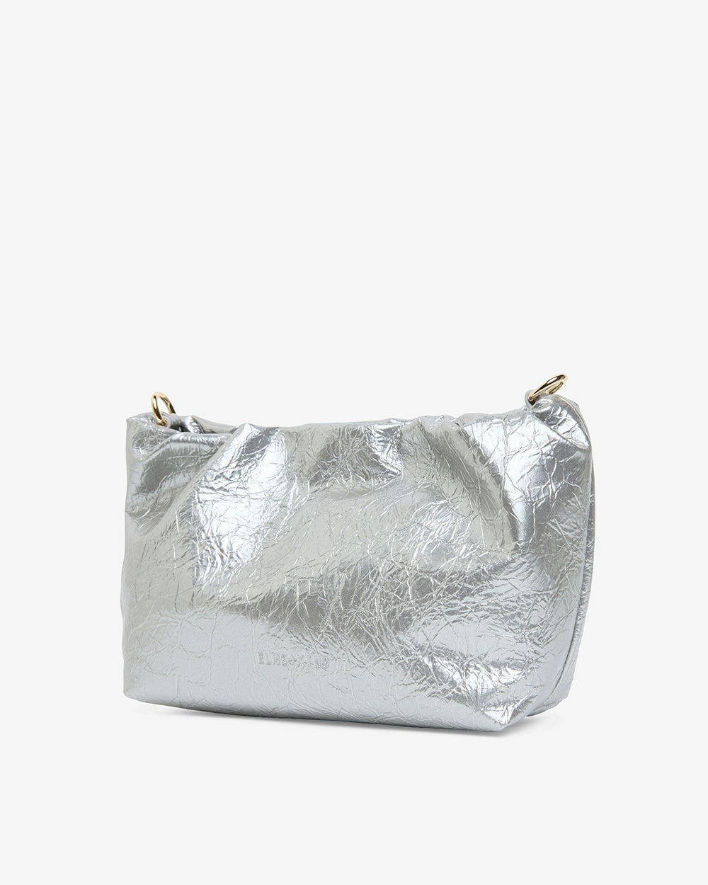 ELMS+KING | Monty Crossbody Bag | Silver Crinkle