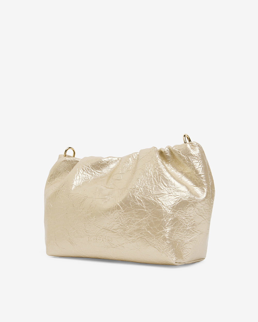 ELMS+KING | Monty Crossbody Bag | Light Gold Crinkle