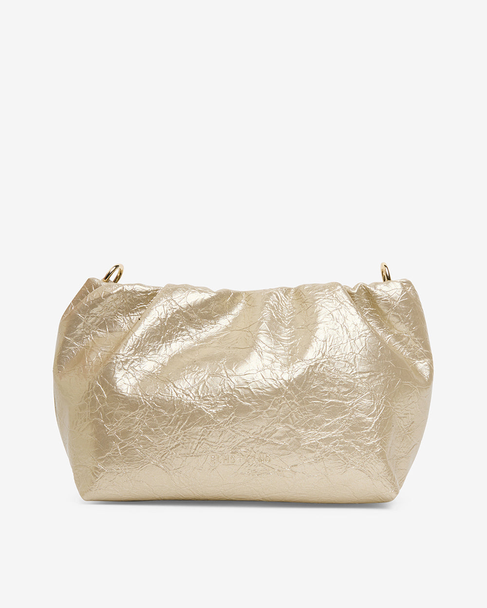 ELMS+KING | Monty Crossbody Bag | Light Gold Crinkle