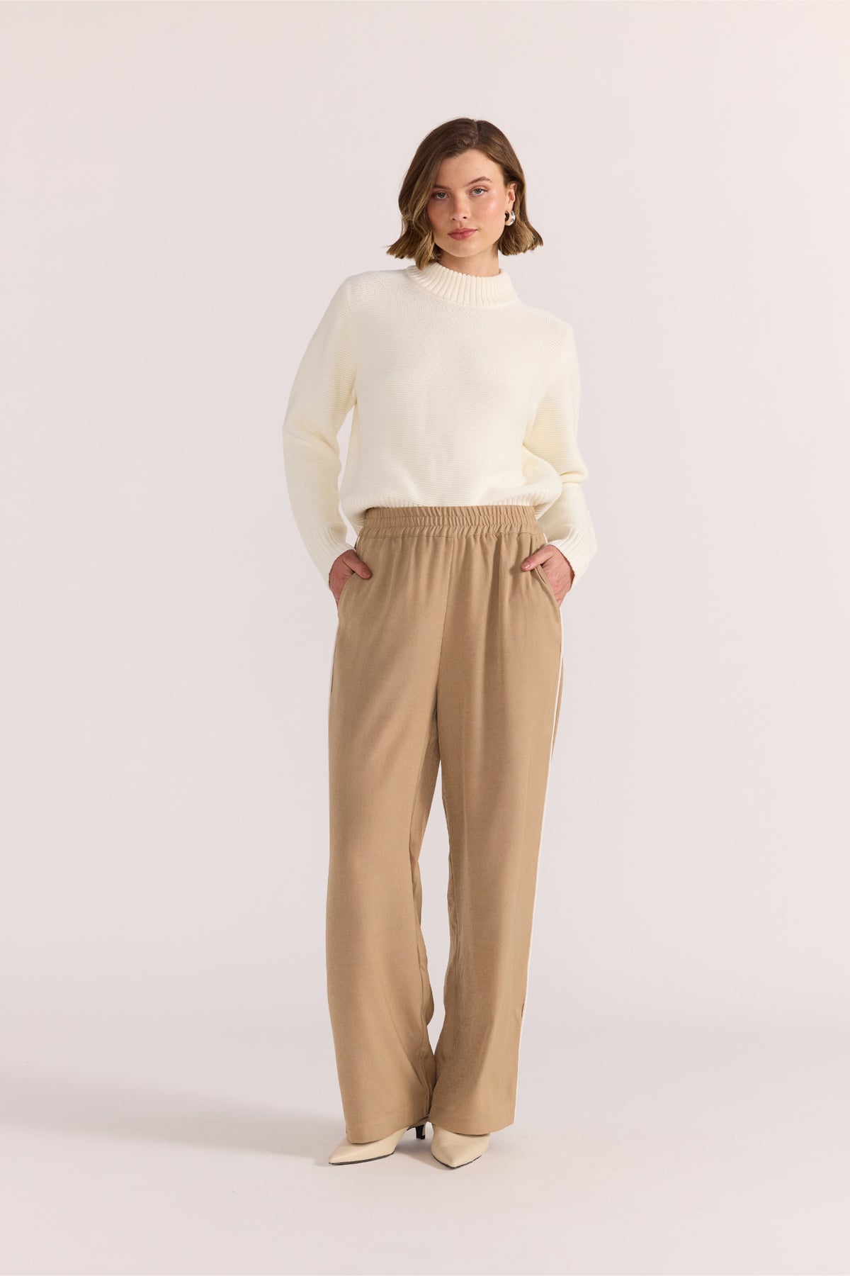 Staple The Label | Bromley Relaxed Pants | Camel