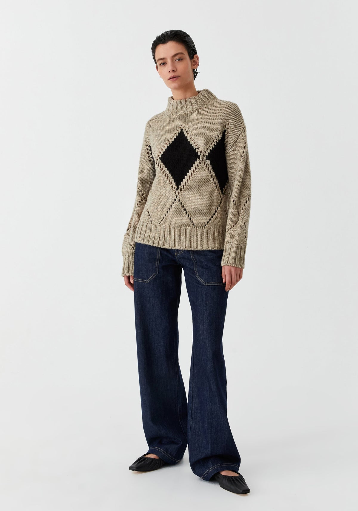 Morrison | Eden Knit Pullover | Pebble