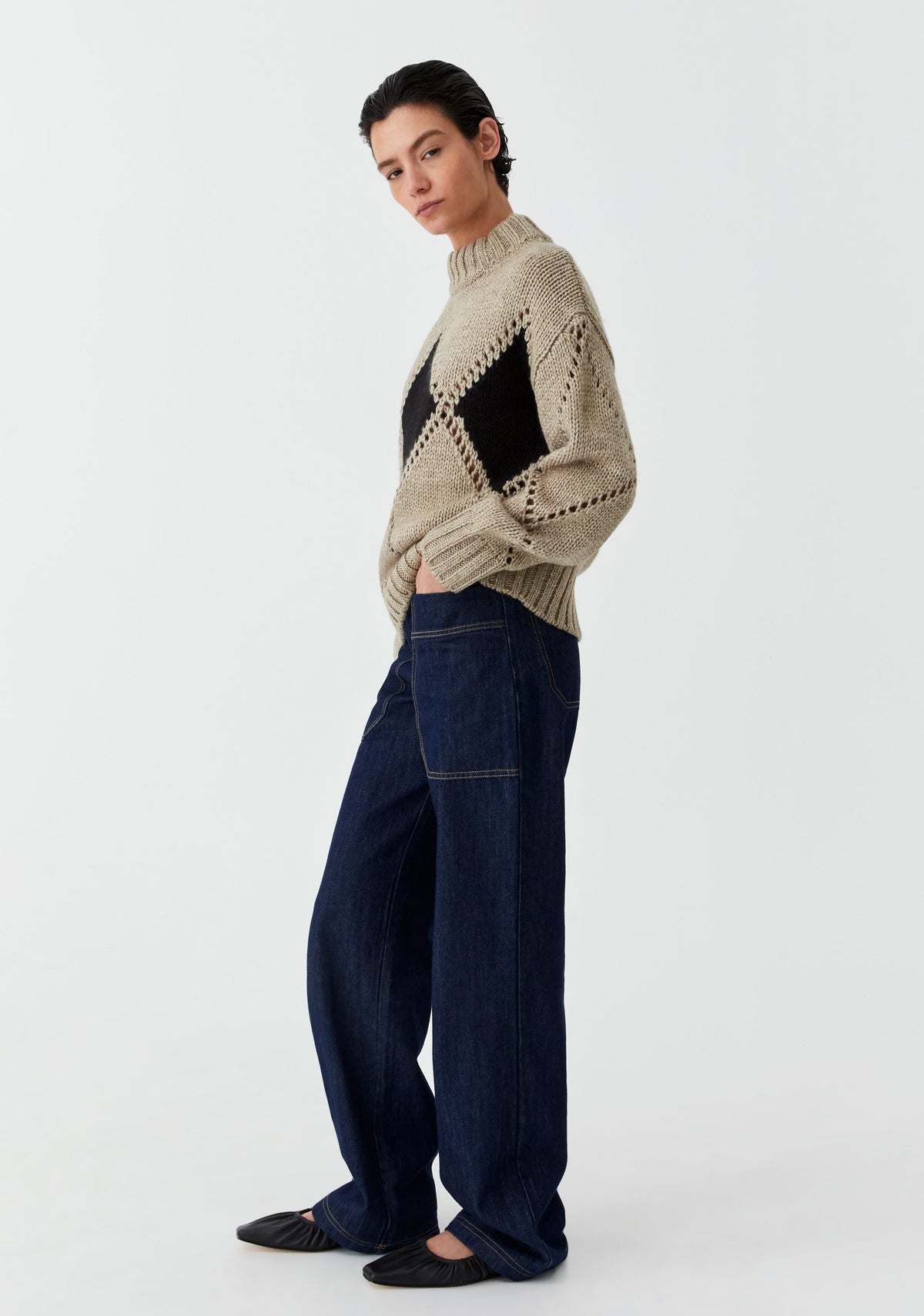 Morrison | Eden Knit Pullover | Pebble
