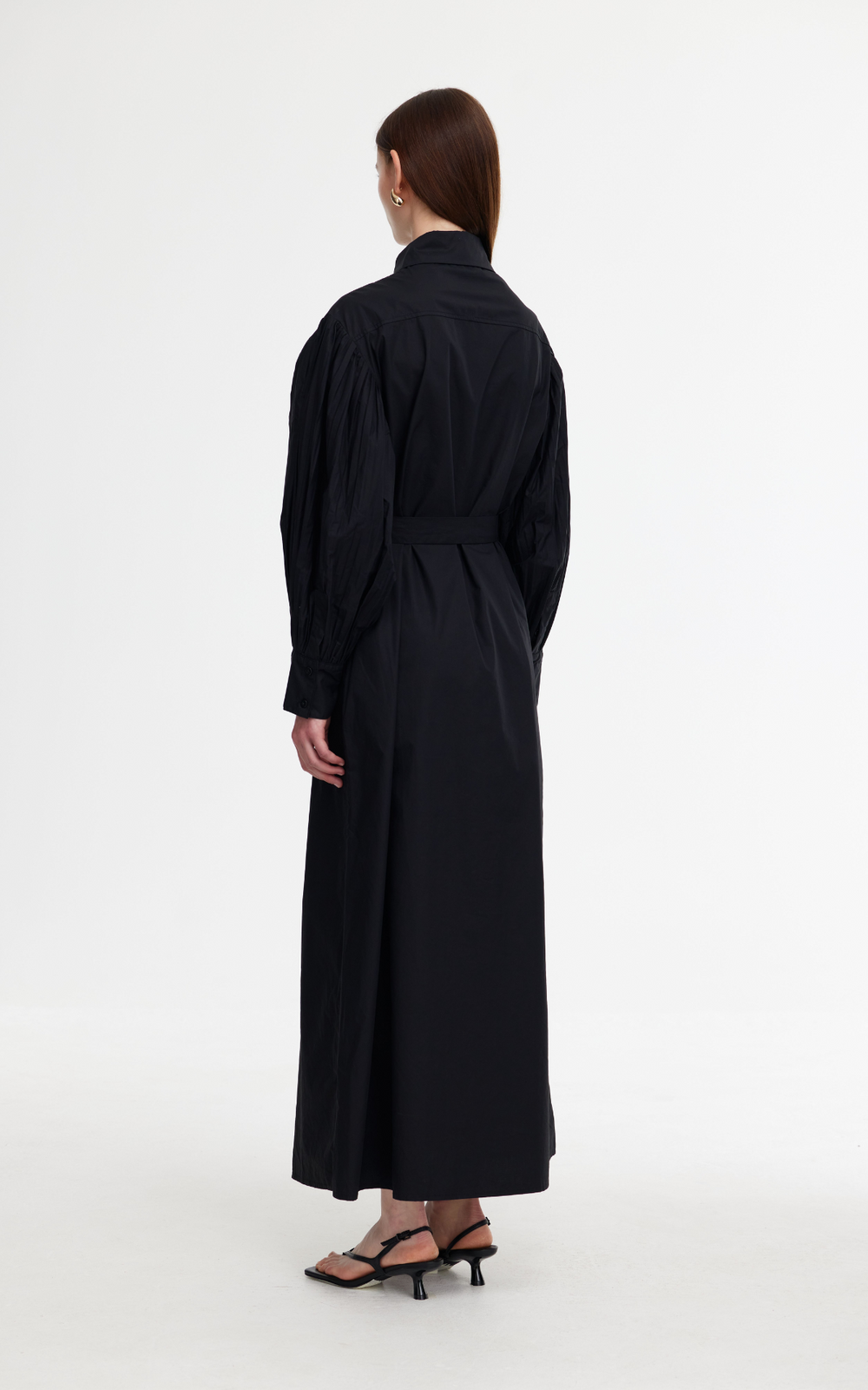 Kinney | Harlow Pleat Dress | Black