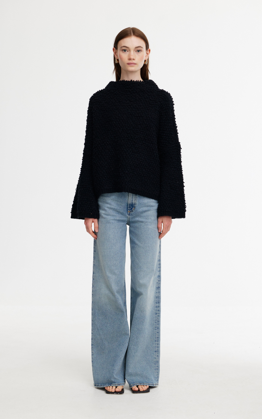 Kinney | Abby Boucle Sweater | Black