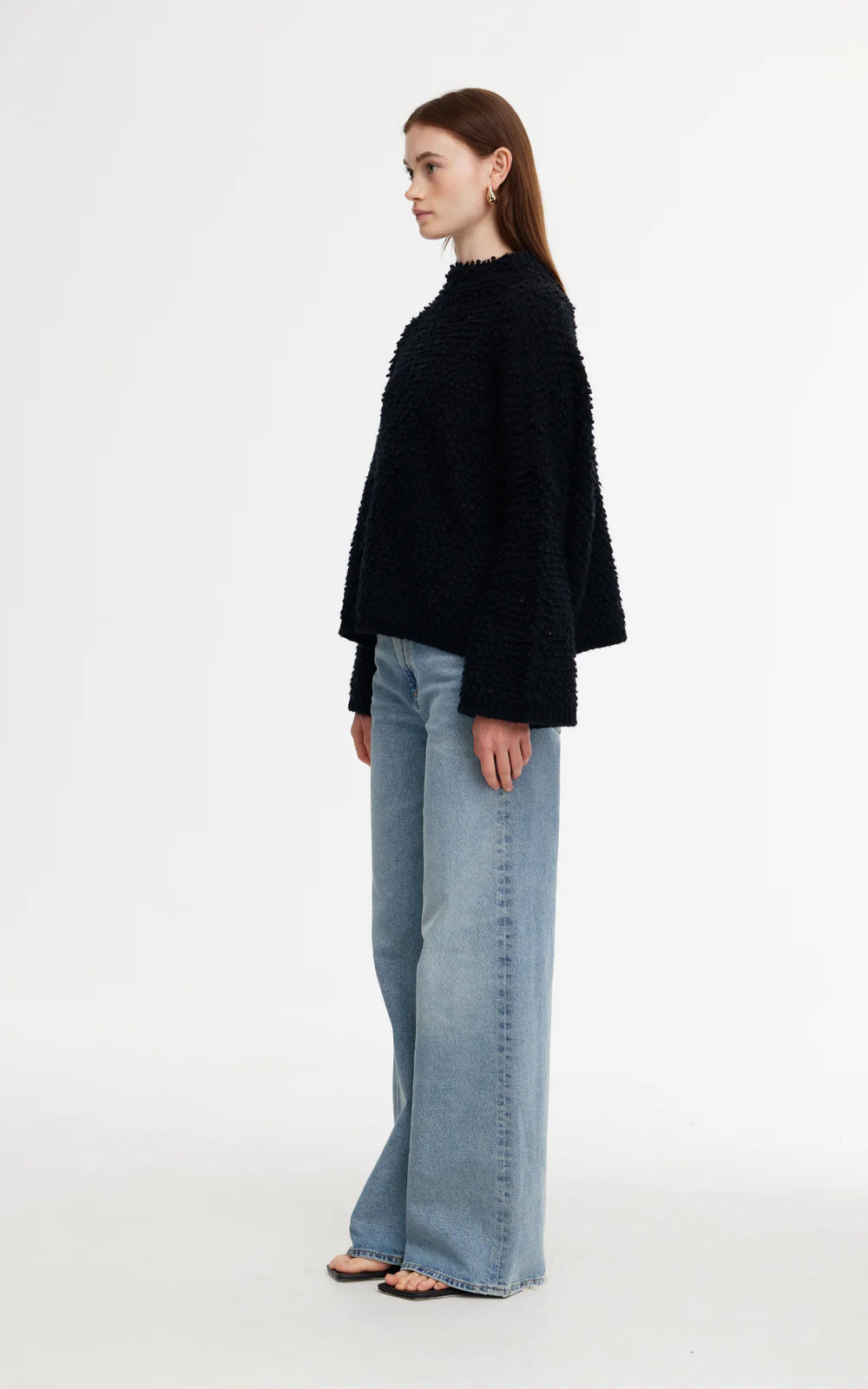 Kinney | Abby Boucle Sweater | Black