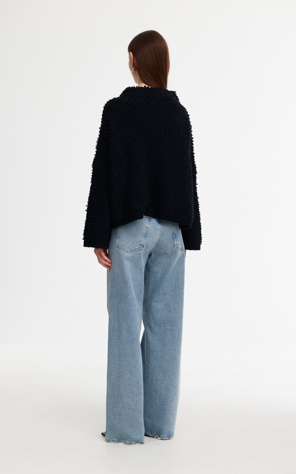 Kinney | Abby Boucle Sweater | Black