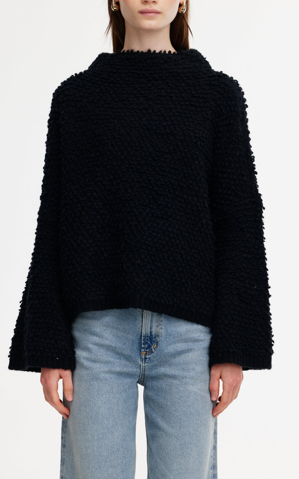 Kinney | Abby Boucle Sweater | Black