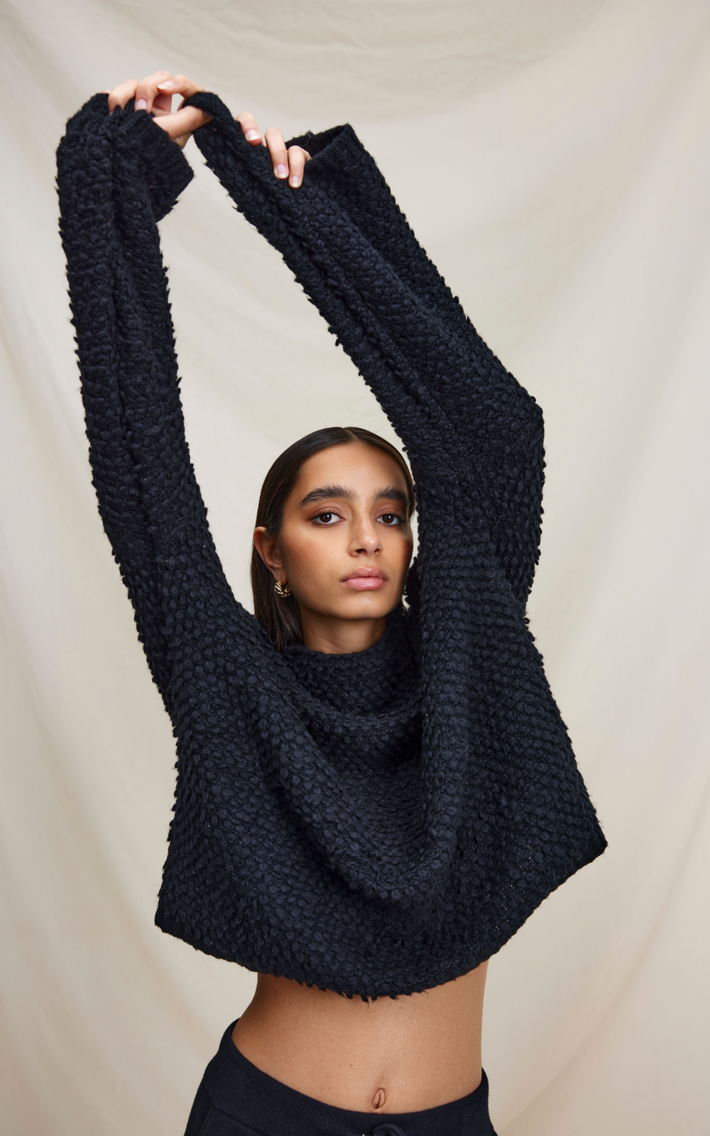 Kinney | Abby Boucle Sweater | Black