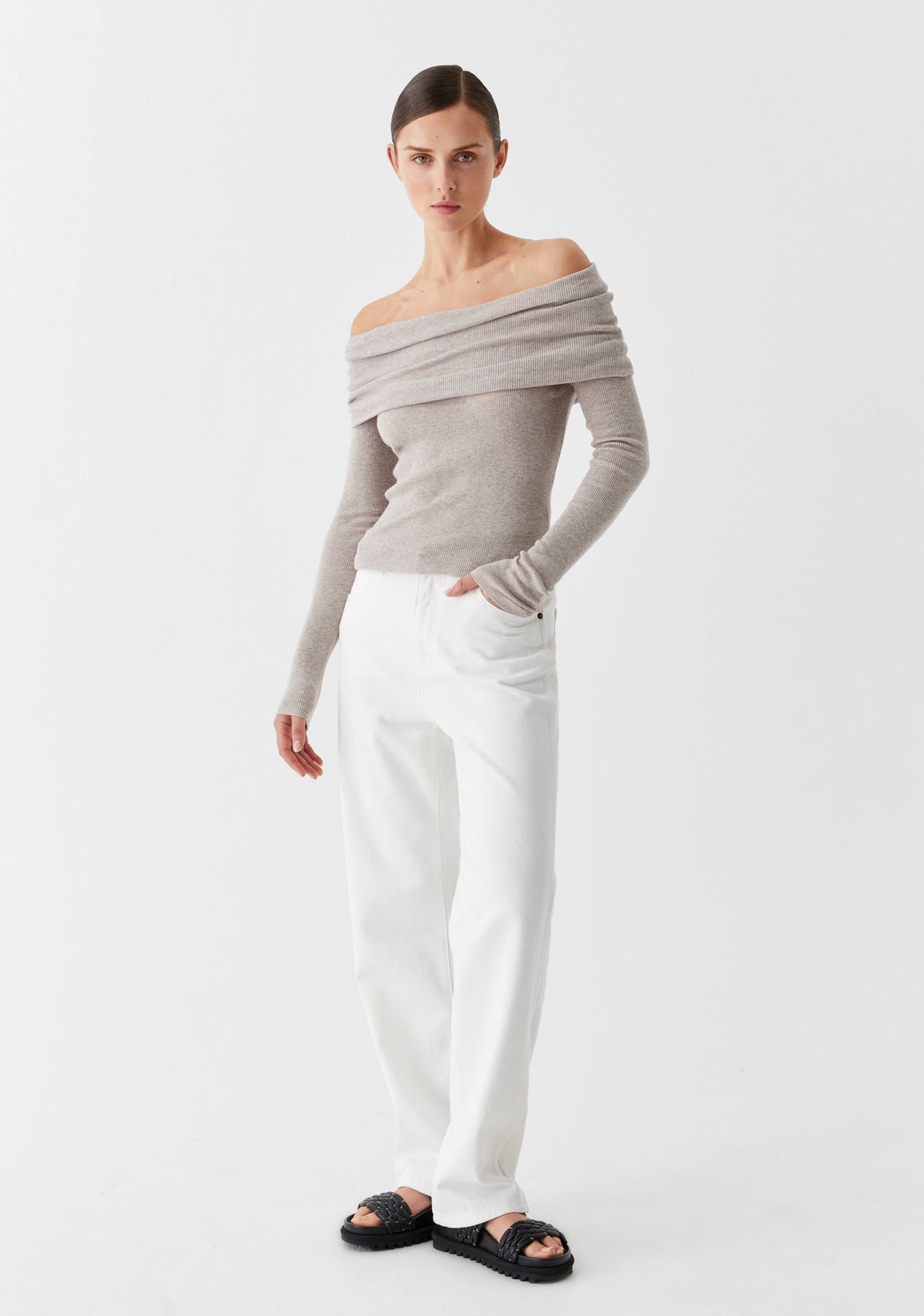 Morrison | Jules Knit Pullover | Oatmeal