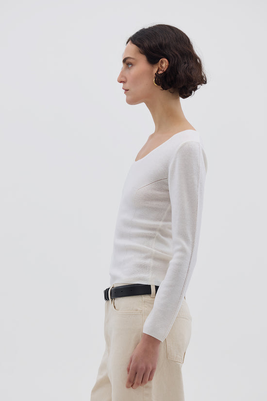 Iris &amp; Wool | Wool Skivvy | Ivory