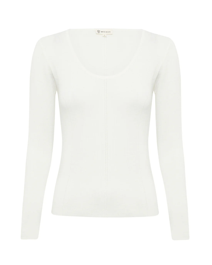 Iris &amp; Wool | Wool Skivvy | Ivory