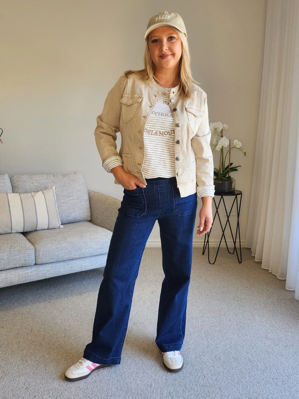 Threadz | Maggie Denim Jacket | Natural