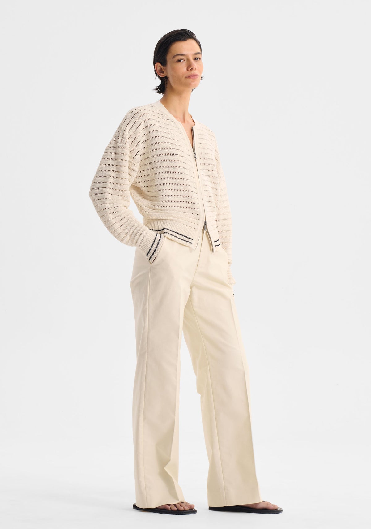 Morrison | Dallas Knit Jacket | Milk