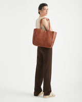 Juju &amp; Co | Baby Unlined Tote | Cognac