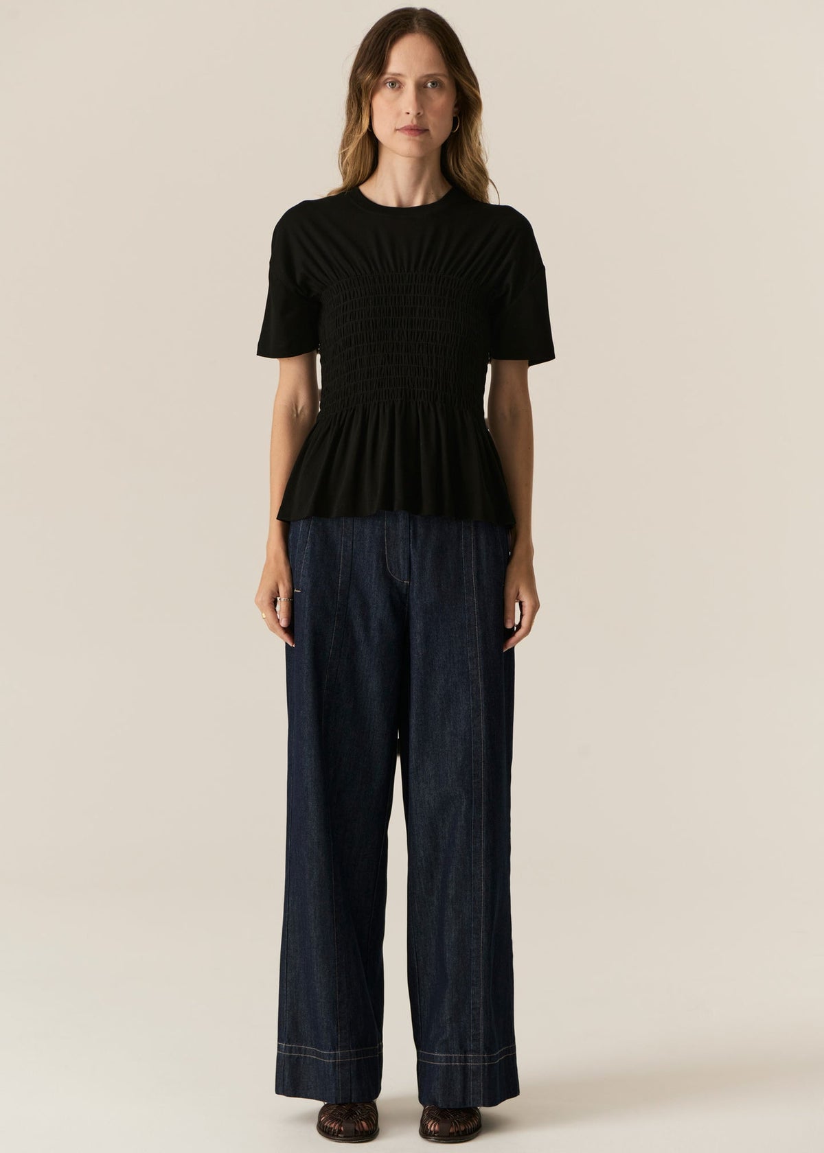 POL | Carson Full Length Pant | Dark Wash