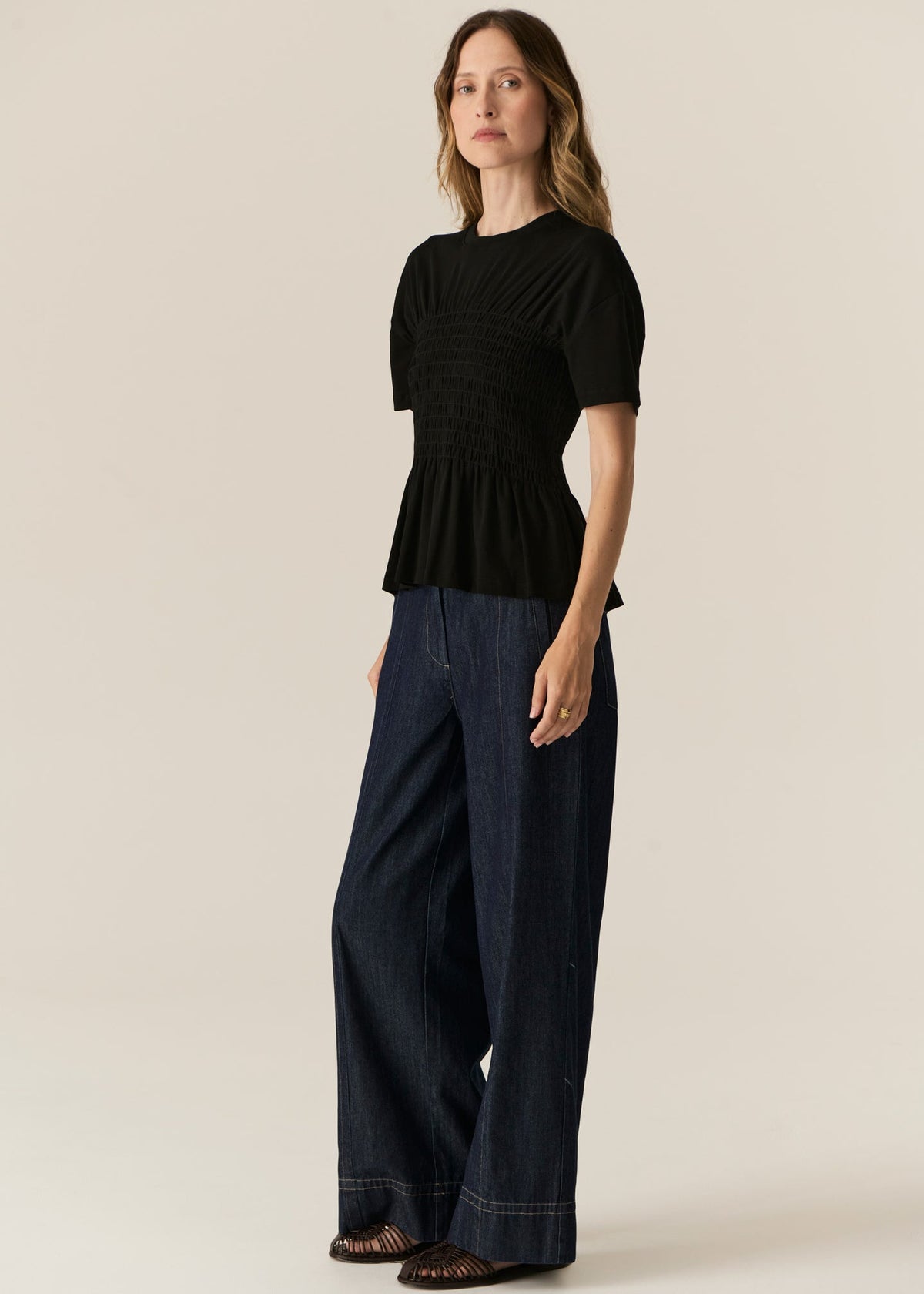 POL | Carson Full Length Pant | Dark Wash