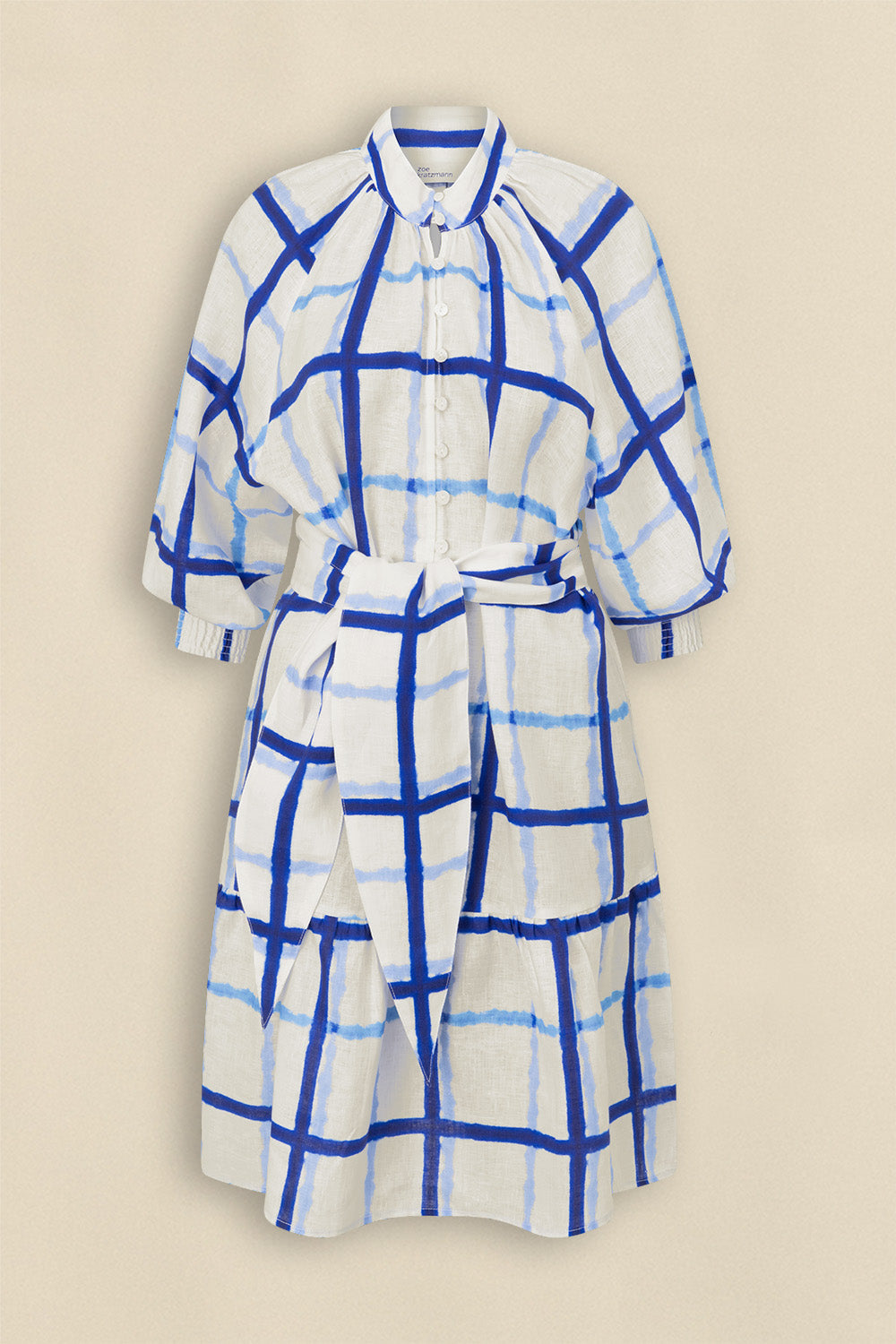 Zoe Kratzmann | Elated Dress | Azure Check