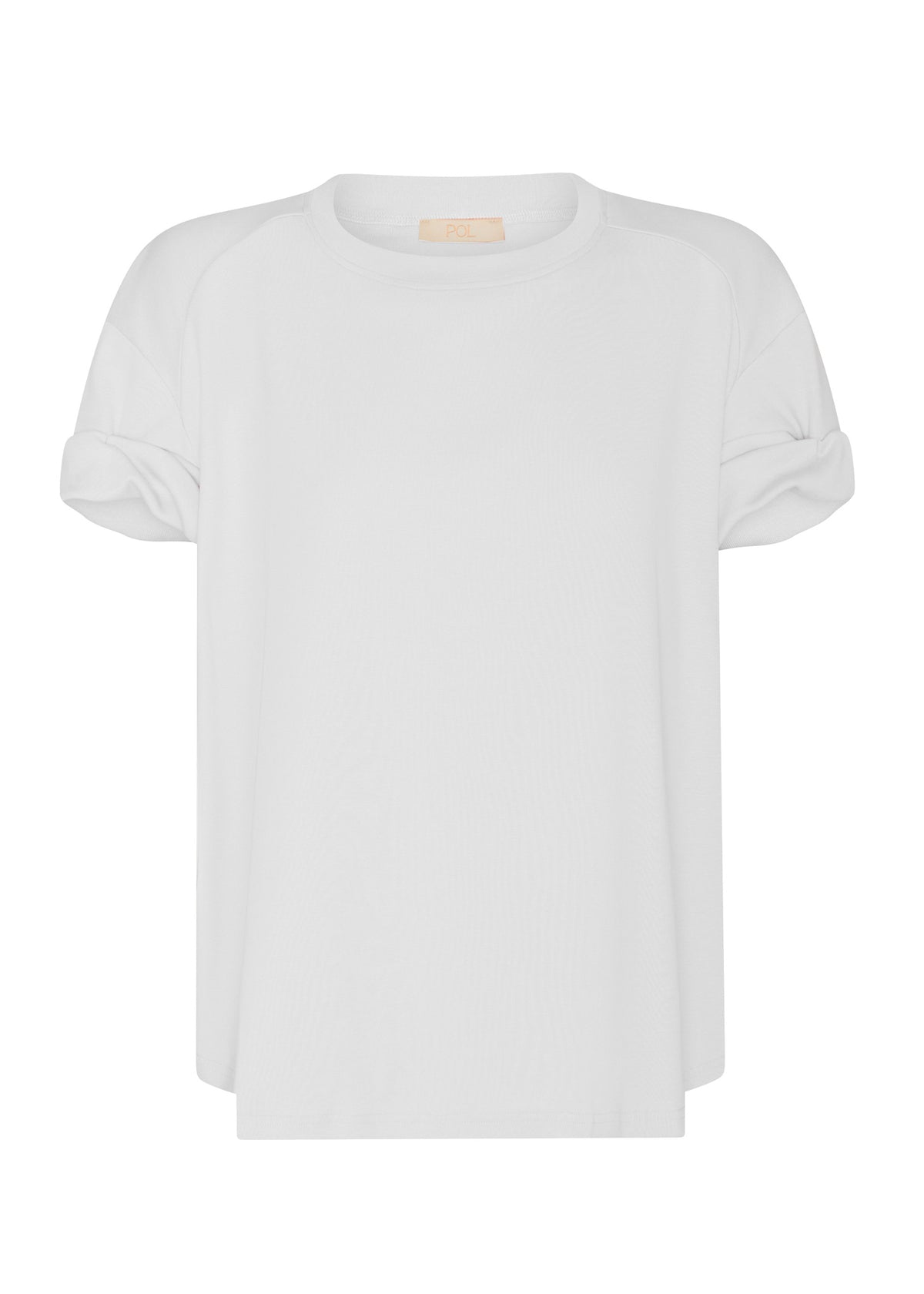 POL Clothing | Zone Cap Tee | White