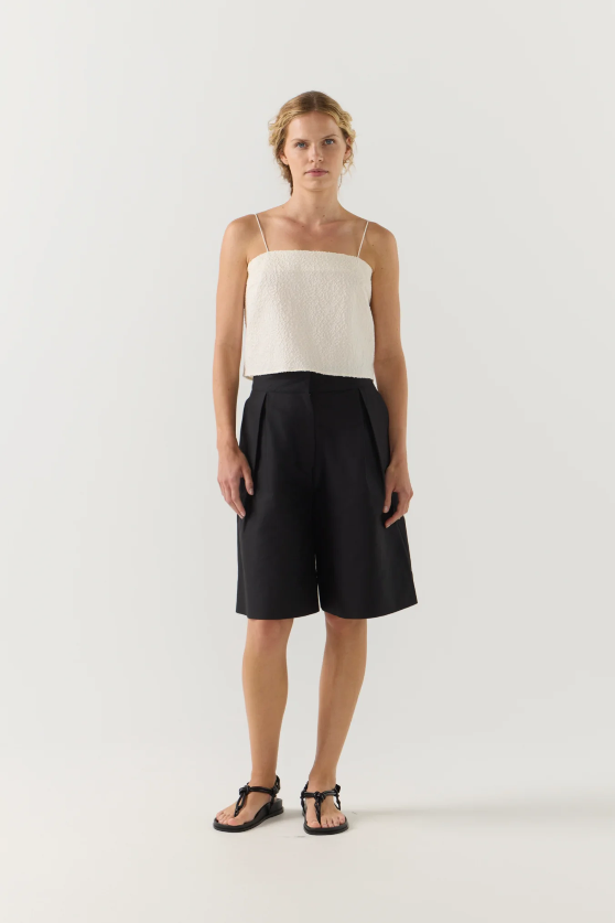 Foemina | Nadine Short | Black Poplin