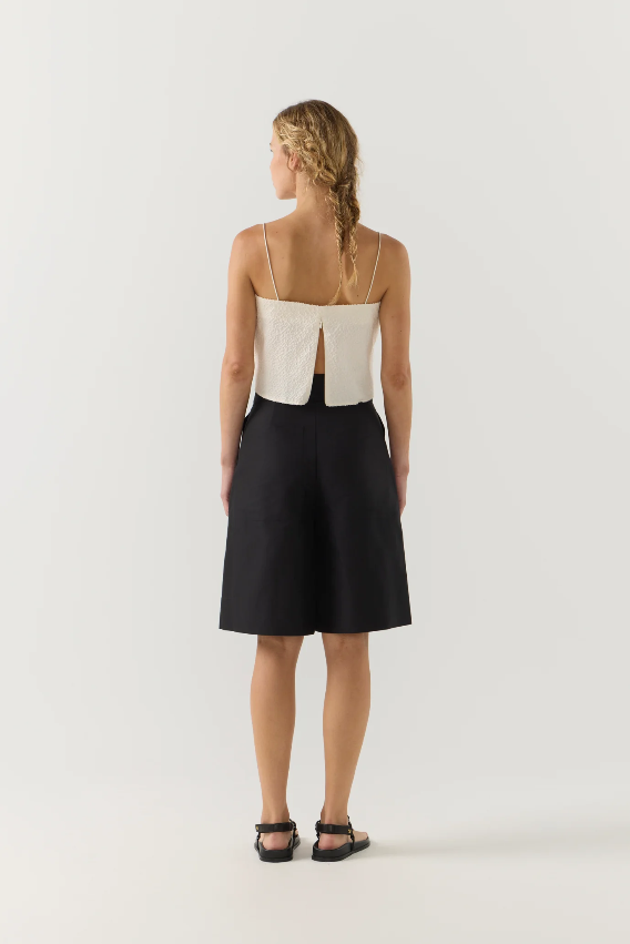 Foemina | Nadine Short | Black Poplin
