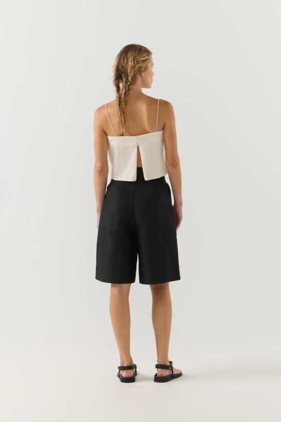 Foemina | Nadine Short | Black Poplin