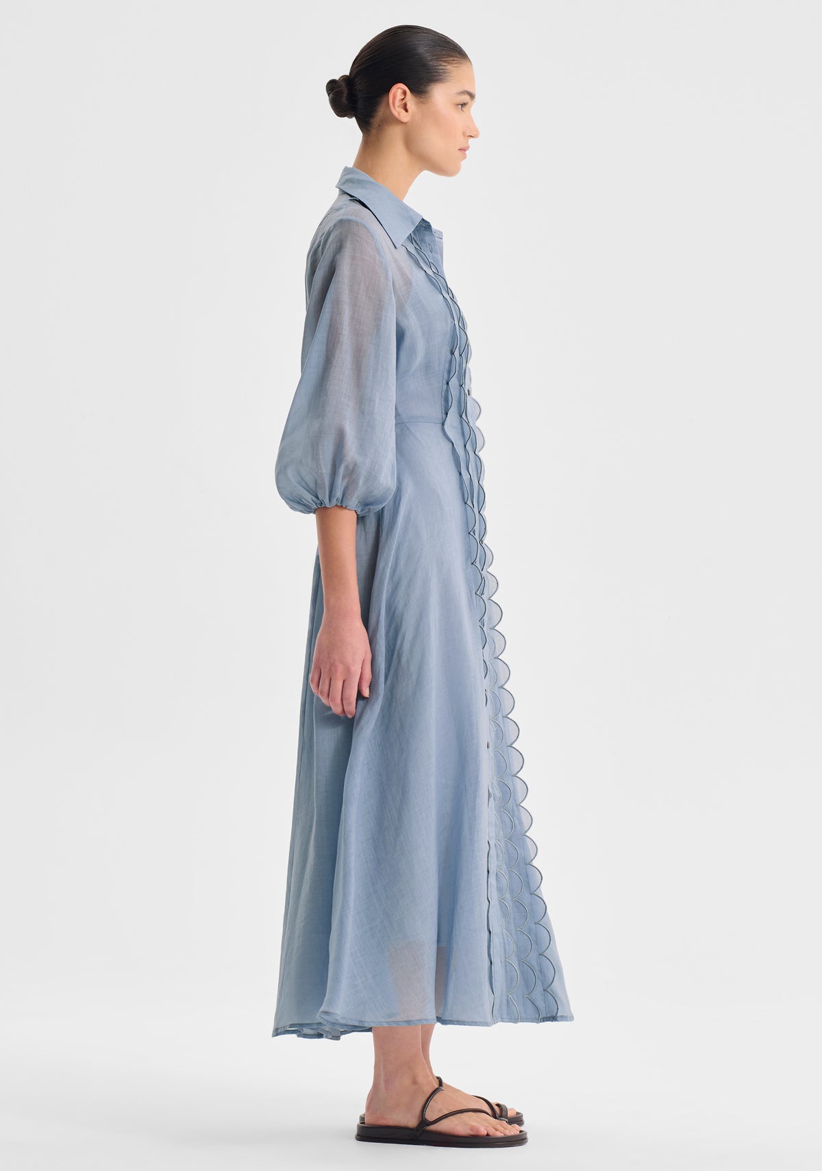Morrison | Constance Shirt Dress | Sky