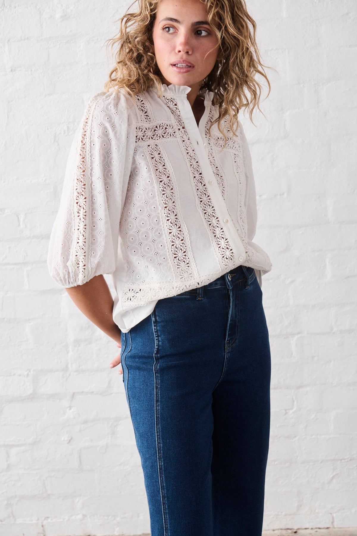 Kireina | Isabella Shirt | White
