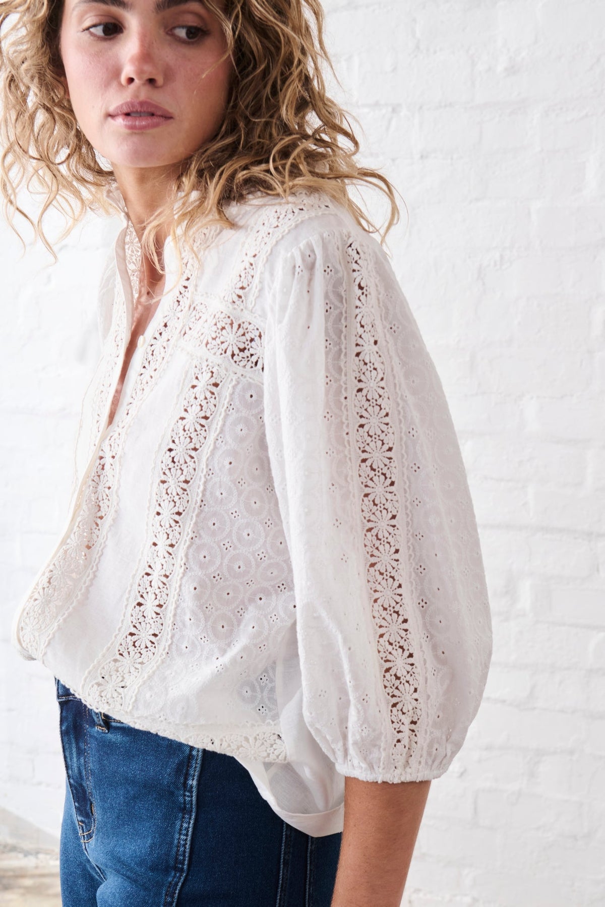 Kireina | Isabella Shirt | White