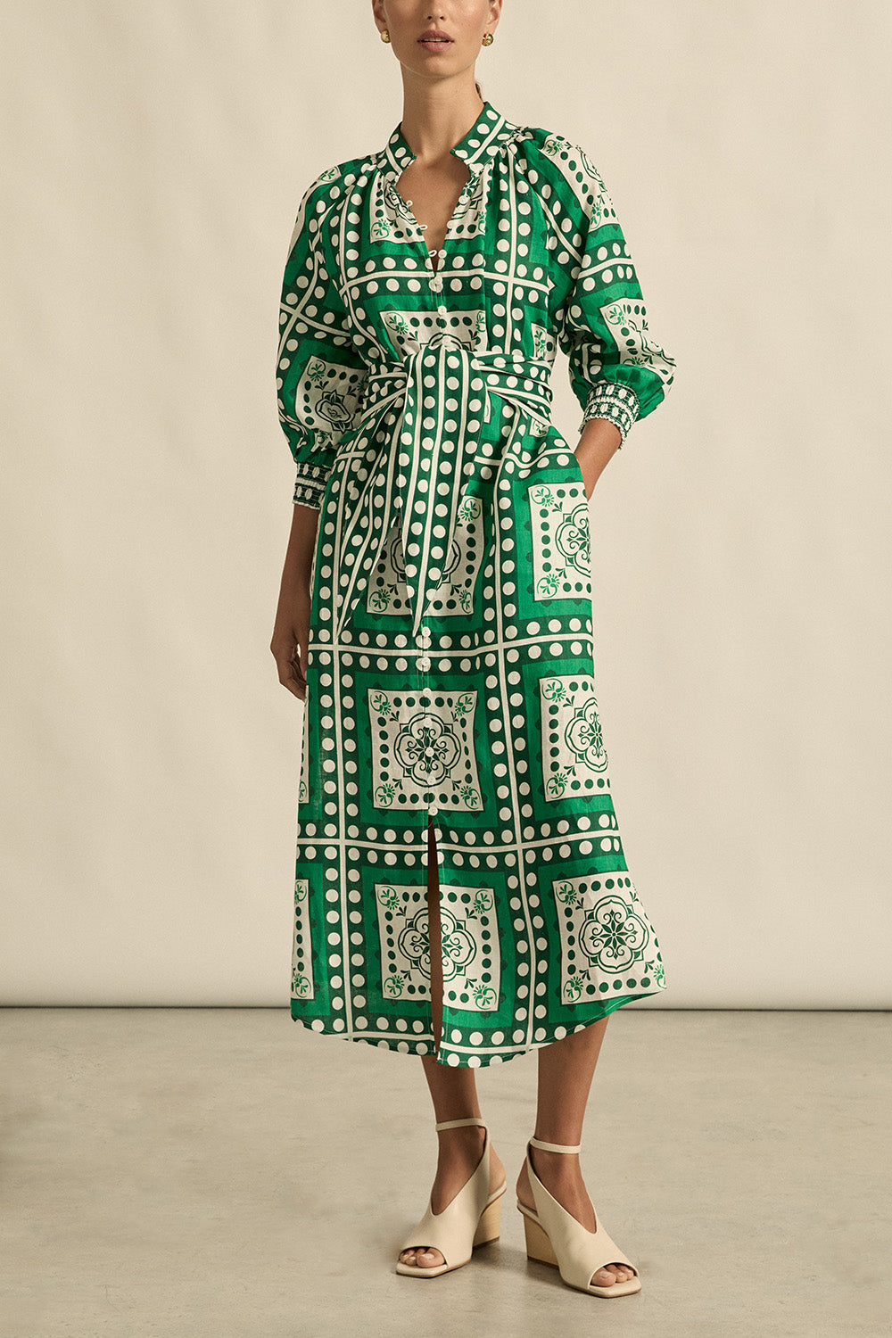 Zoe Kratzmann | Flourish Dress | Parrot Scarf