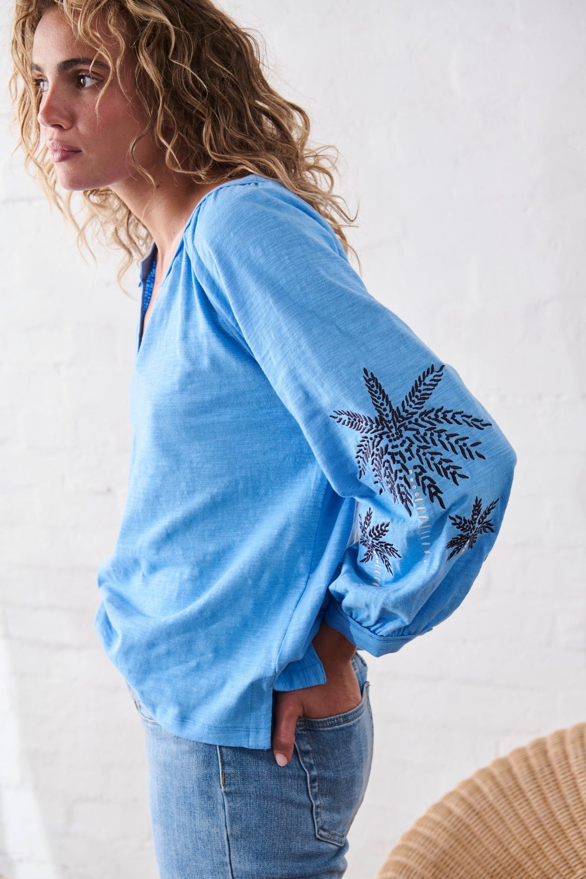 Kireina | Kimberley Top | Sky Blue