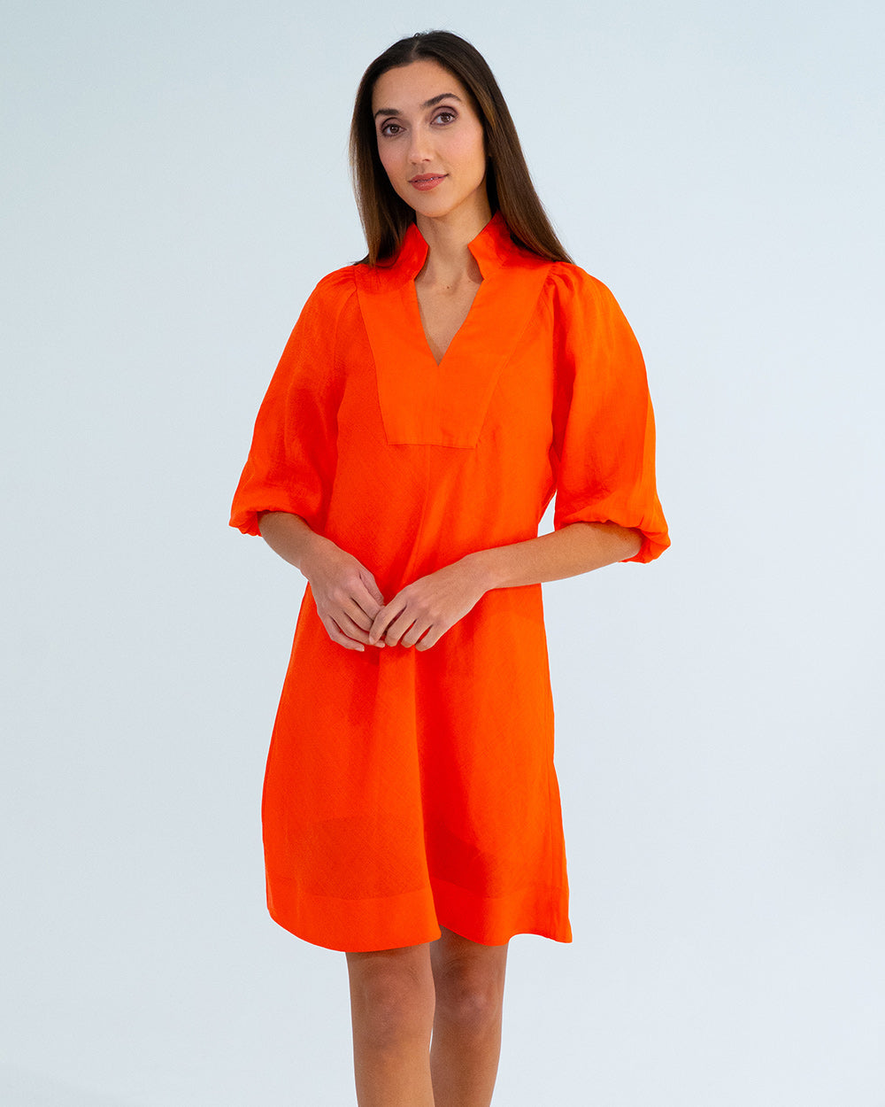 Arlington Milne | River Mini Dress | Tangerine