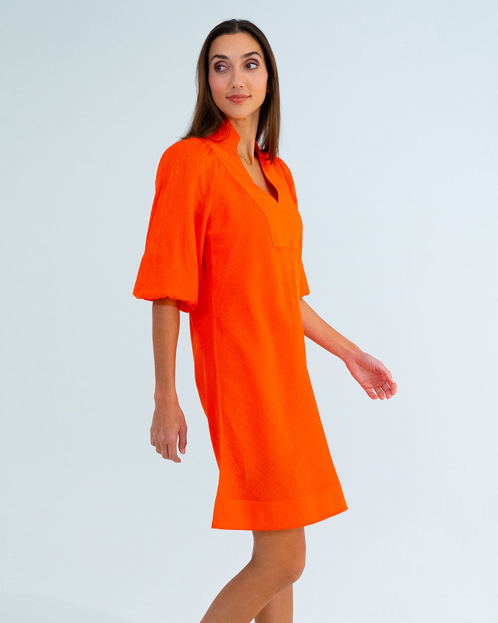 Arlington Milne | River Mini Dress | Tangerine