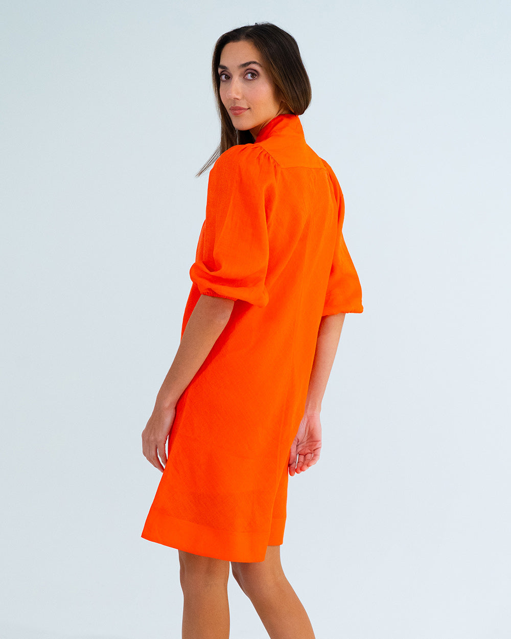 Arlington Milne | River Mini Dress | Tangerine
