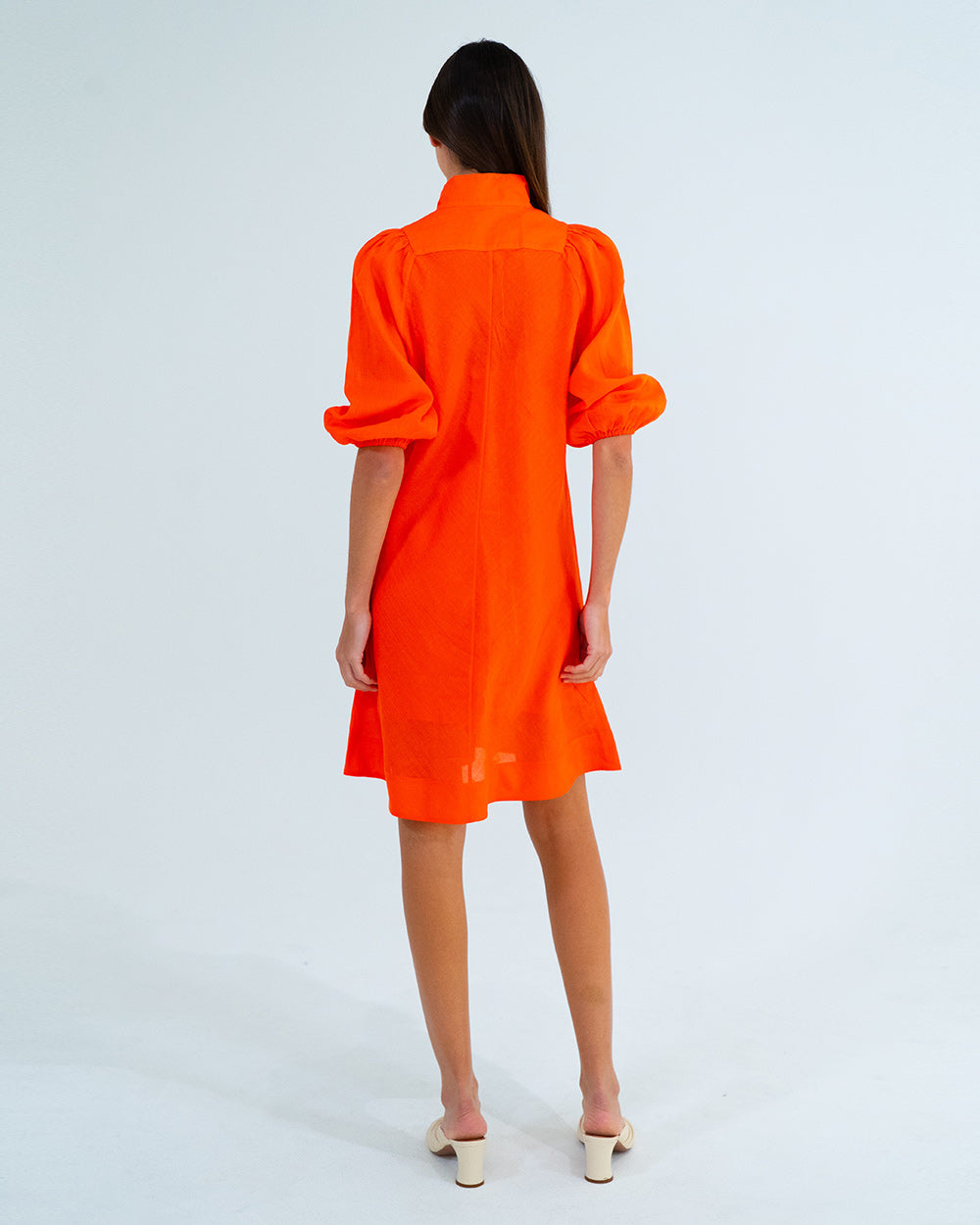 Arlington Milne | River Mini Dress | Tangerine
