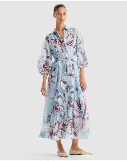Morrison | Mae Shirt Dress | Sky