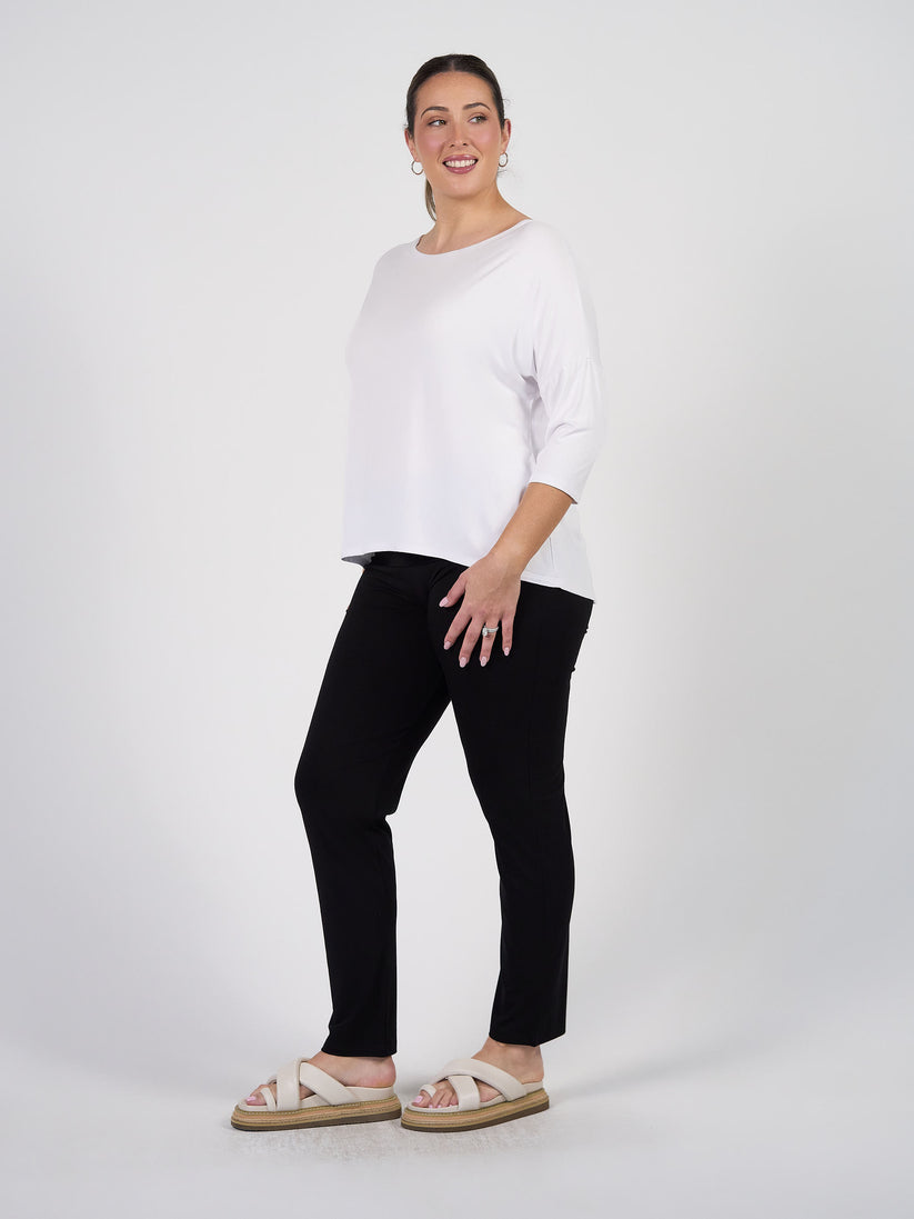 (Copy) Lou Lou | Camila Bamboo Top | White