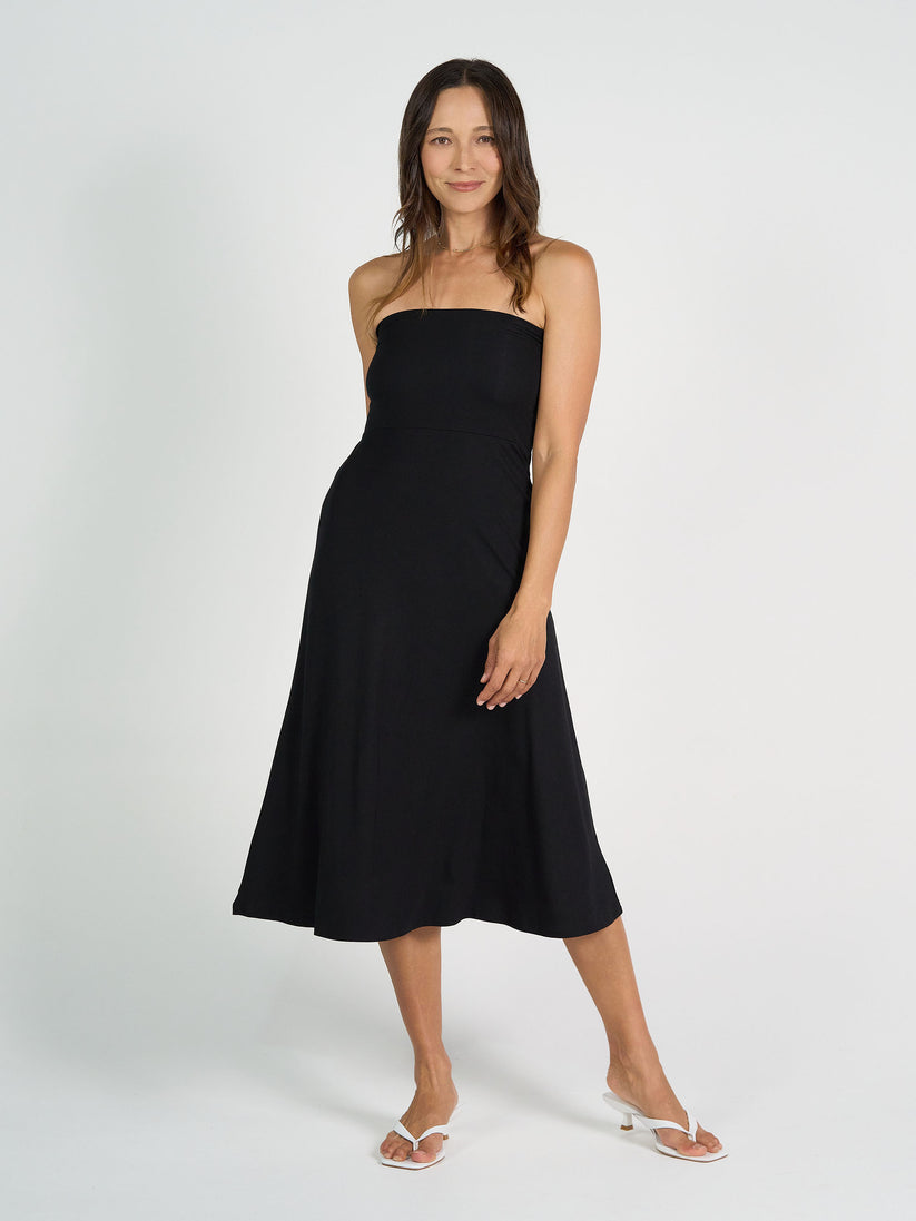 Lou Lou | Jackson Bamboo Maxi Skirt/Dress | Black