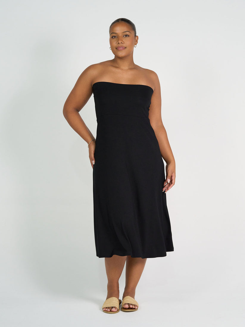 Lou Lou | Jackson Bamboo Maxi Skirt/Dress | Black