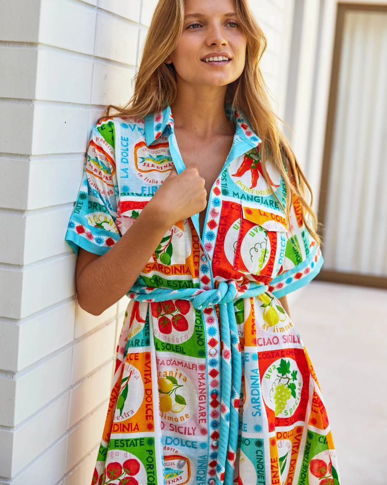 Walnut | Cannes Dress | Ciao Sicily