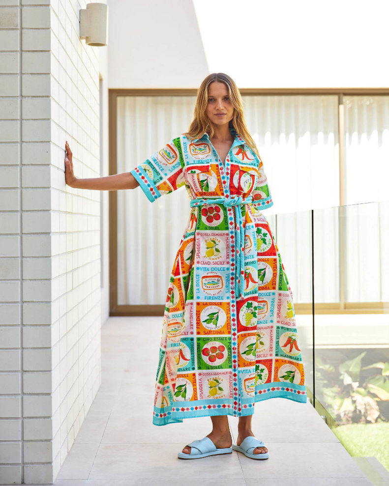 Walnut | Cannes Dress | Ciao Sicily