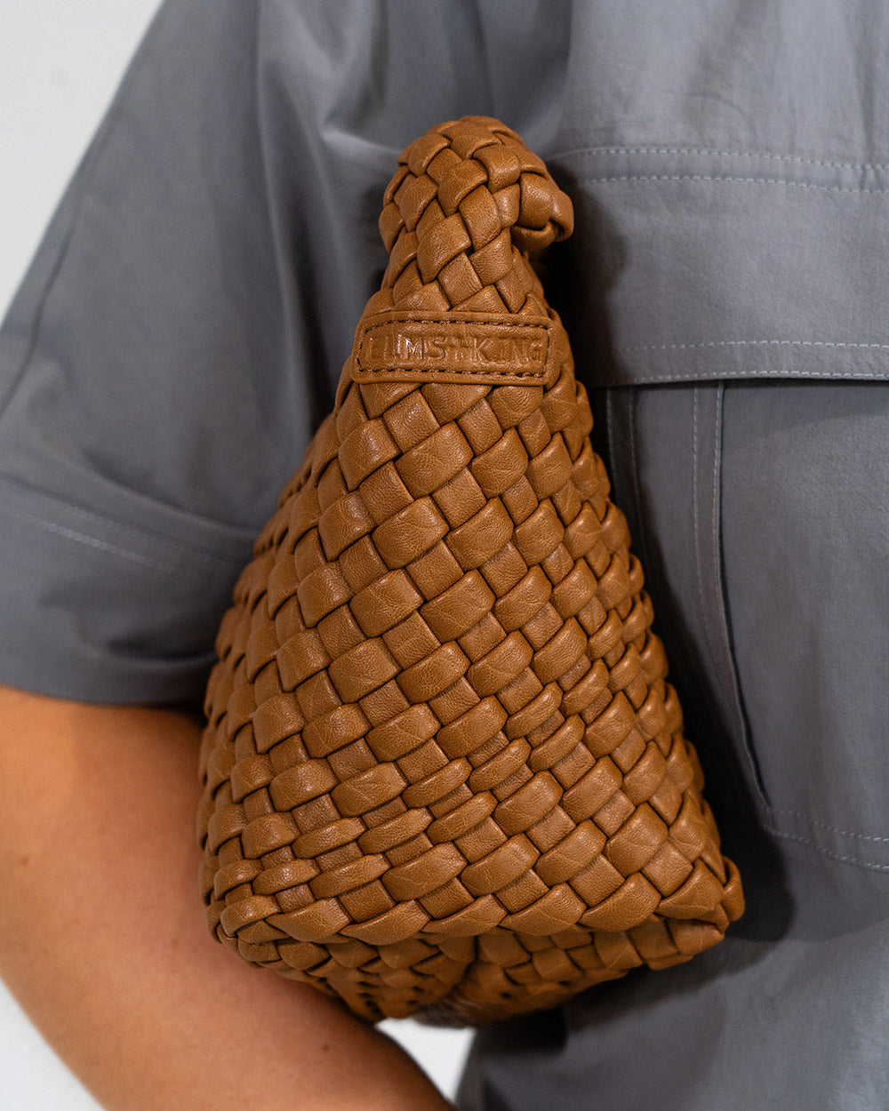ELMS+KING | Linton Plait Crossbody Bag | Nutmeg