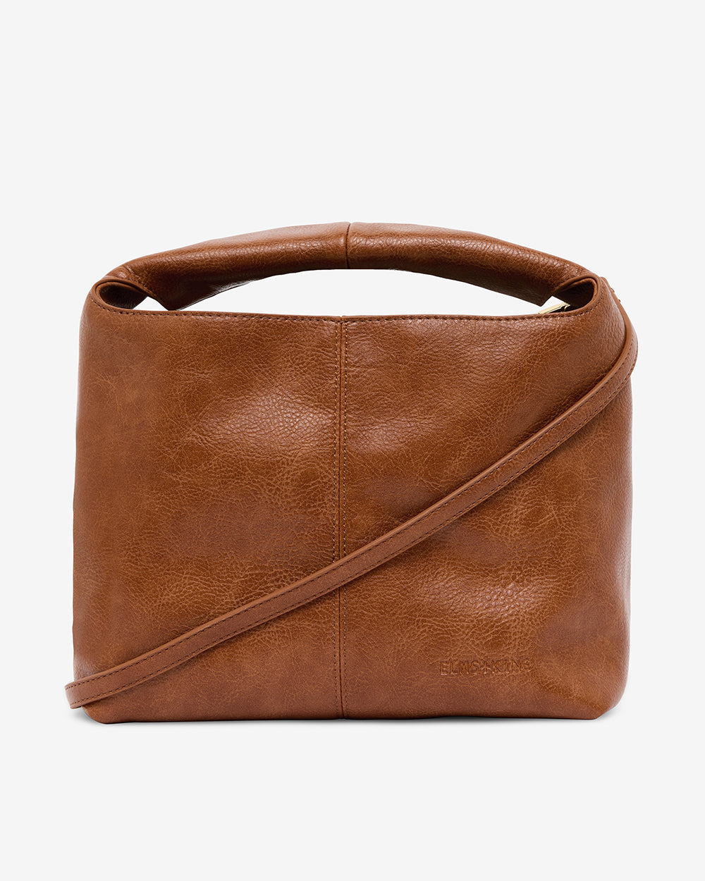 ELMS+KING | Linton Crossbody Bag Large | Tan Pebble