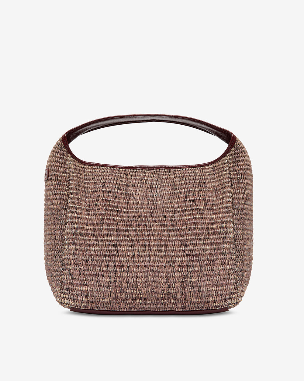 ELMS+KING | Linton Crossbody Bag | Burgundy/Coco Weave