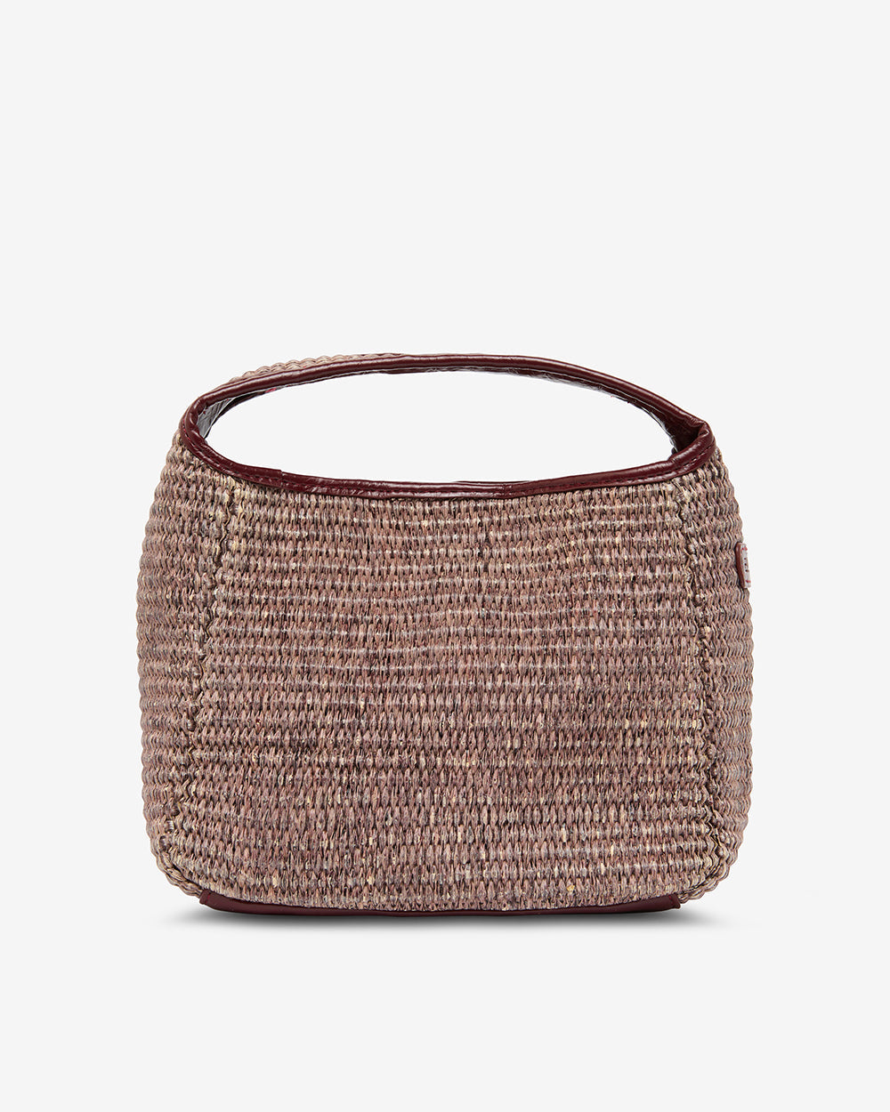 ELMS+KING | Linton Crossbody Bag | Burgundy/Coco Weave